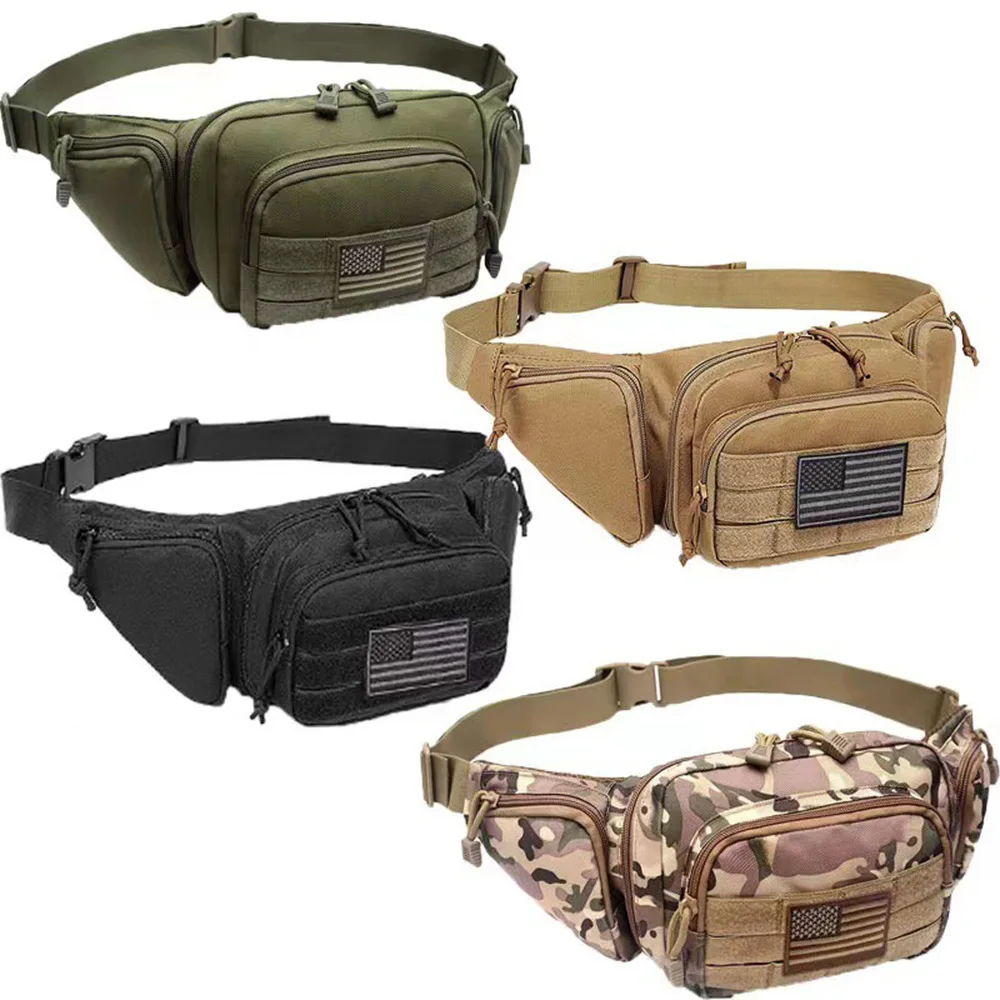 Tactical fanny pack Outdoor Sports Running Waist Mobile Phone Key Chain Accessory Tool Protection Sports Outdoor Accessory