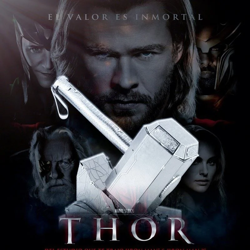 SS The Avegers Thor Mjolnir Hammer Metal Puzzle 3d Model