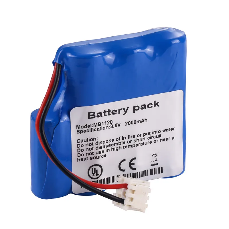 Original Quality 3.6V 2000mAh 3/N600AAK NI-Mh Battery Pack for B Braun Syringe Pump Compact MB1120 Ni-Mh Rechargeable Battery