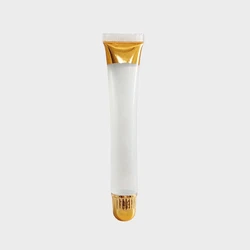 2019 newest 10ml gold lipgloss soft tube lip gloss tube containers, lipstick tube packaging