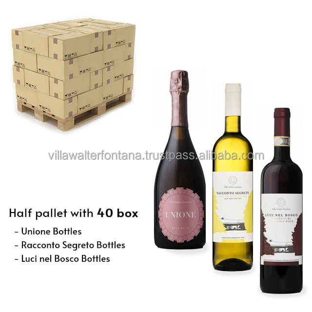 Лучшее итальянское качество половина поддона 0 75 л винный набор Chardonnay Sauvignon Blanc Nebbiolo для