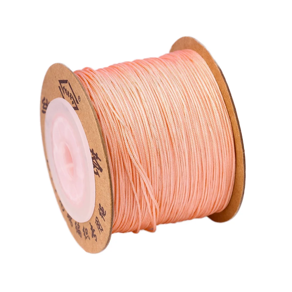 No. 71.5 Jade Thread, 0.6mm Jewelry Thread for Beading and Braiding Bracelets & Necklaces, Non-elastic Hand Rope, and No. 73