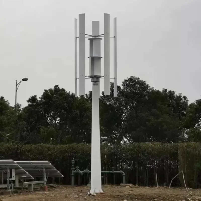10kw 20kw 30kw Three Phase Wind Generator System 220V 380V 10kw Vertical Axis Wind Turbine