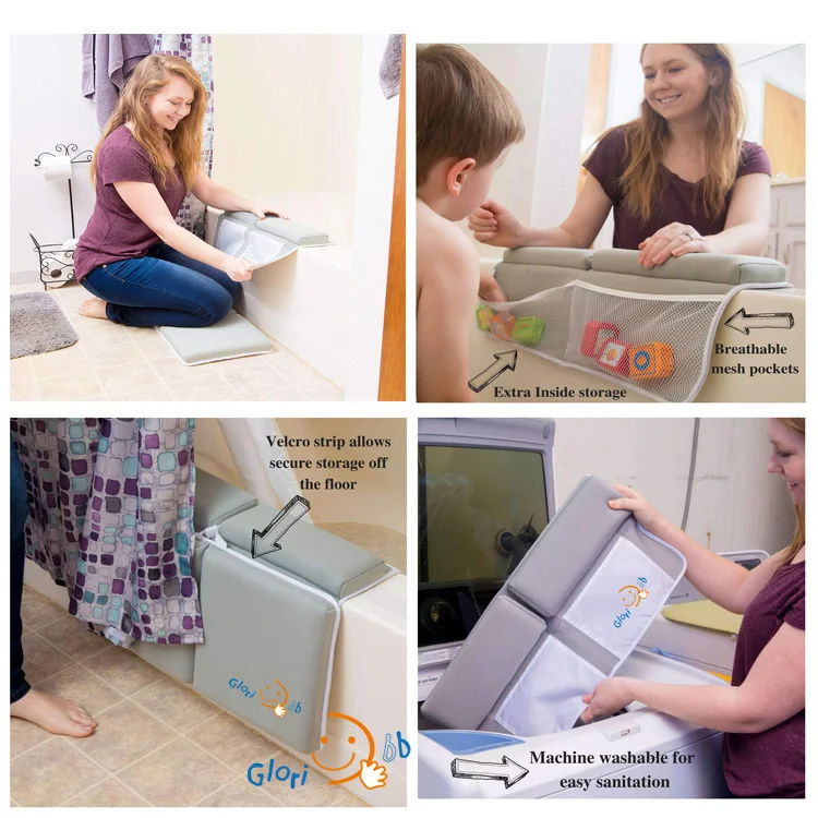 Нескользящий наколенник для ванны OEM & ODM и подставка локтя набор