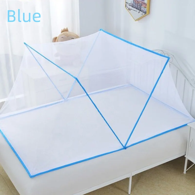 Hot Sale New Portable Quick Folding Anti-mosquito Home Bed Bedding Decoration Adult Mosquito Net Bed Net