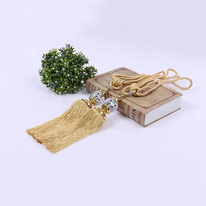 New Creative Multi-color Rich Crystal Ball Multi-style Household Curtains Bundled Straps Featured Crystal Ball New Curtain Stra