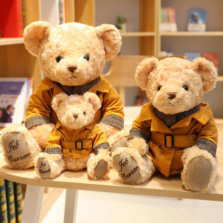 High Quality Stuffed Animal Plush Toys Teddy Bear Dolls with Clothes