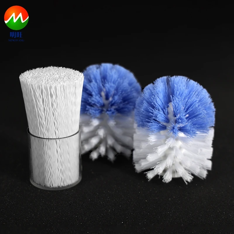 Waved Crimped Straight Flat Round Cross Synthetic Plastic Bristles Fiber Polyester  PP Pet PBT Nylon PA Polyamide filament