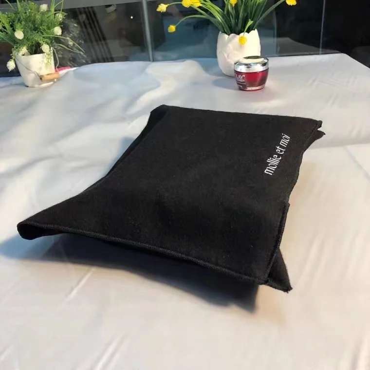 Customized Logo Large Cotton  Flap Envelope Pouch Dust Bag For Handbags Shoes and Handbags