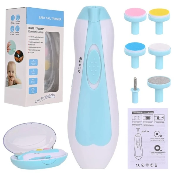 Multifunctional Baby Electric Nail Trimmer Mute Baby Nail Trimmer Care Set Adult Nail Manicure
