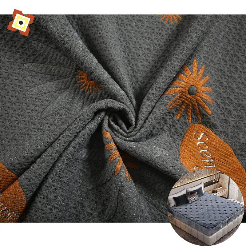 skin friendly breathable mattress fabric Graphene activated carbon fabric luxury quilted fabrics for mattress