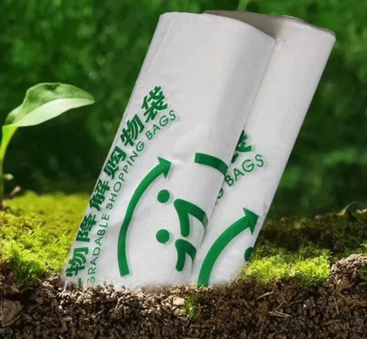 Factory Direct Biodegradable White Shopping PLA Plastic Bag