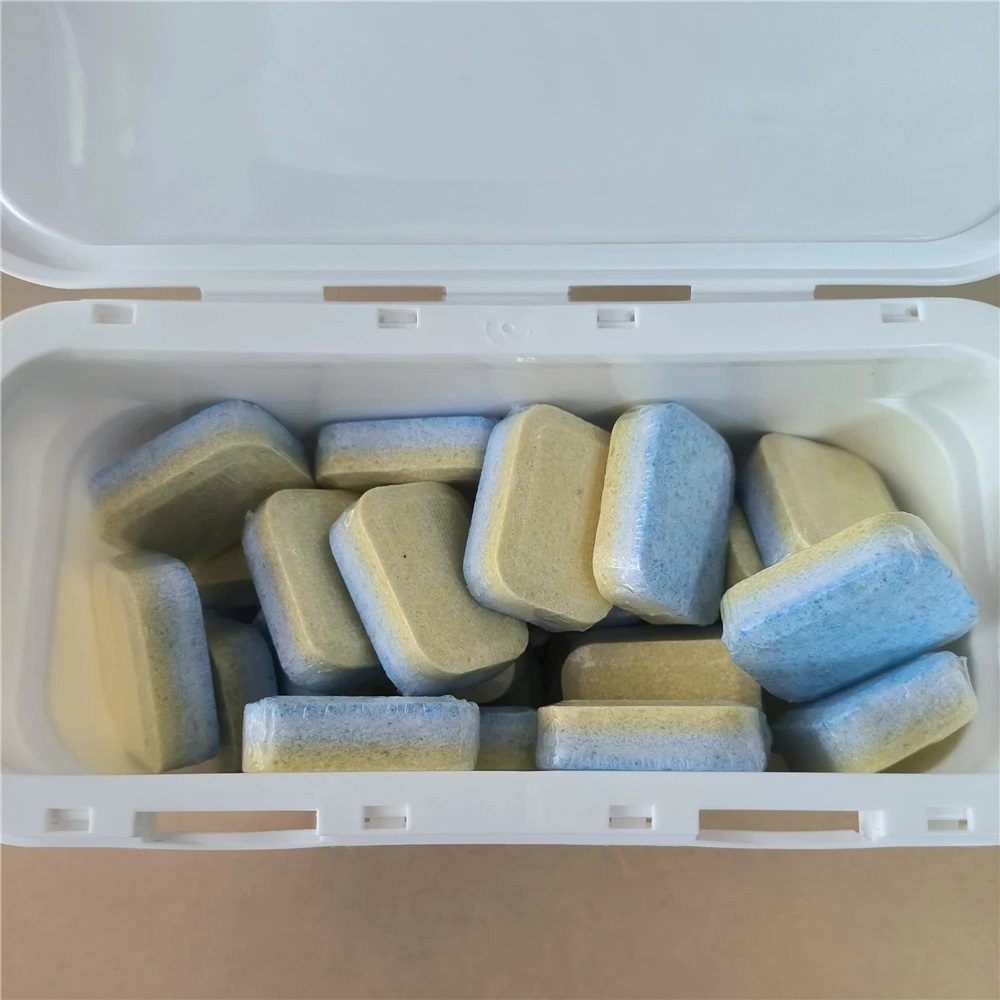 Household Strong Cleaning Products 20g Block Detergent Tabs Cleaning Dishwashing Tablets For Dish Washing Machine