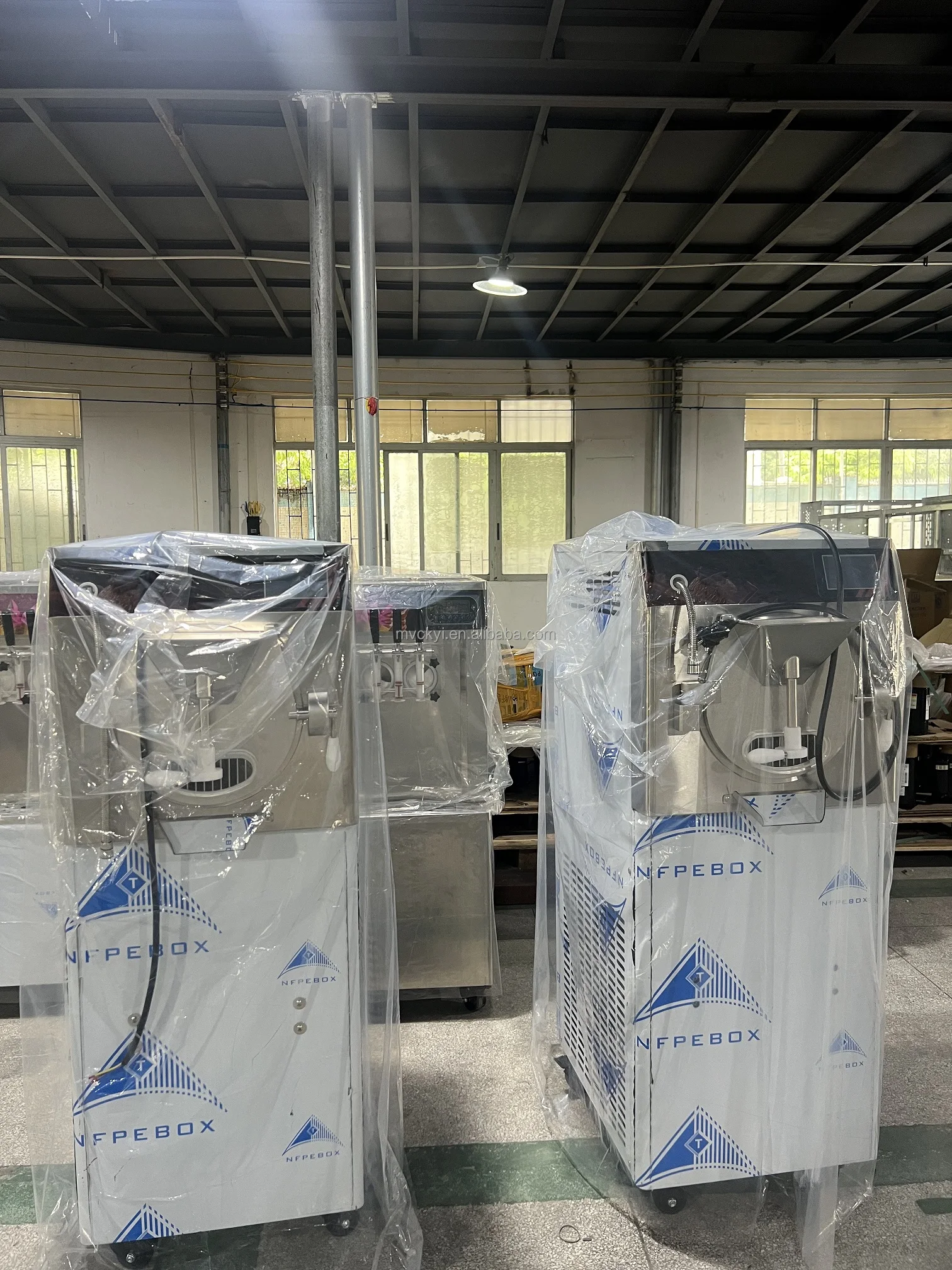 Mvckyi Stainless Steel Gelato Freezer Custard Ice Cream Maker Carpigiani Artisan Italian Hard Ice Cream Machine Batch Freezer