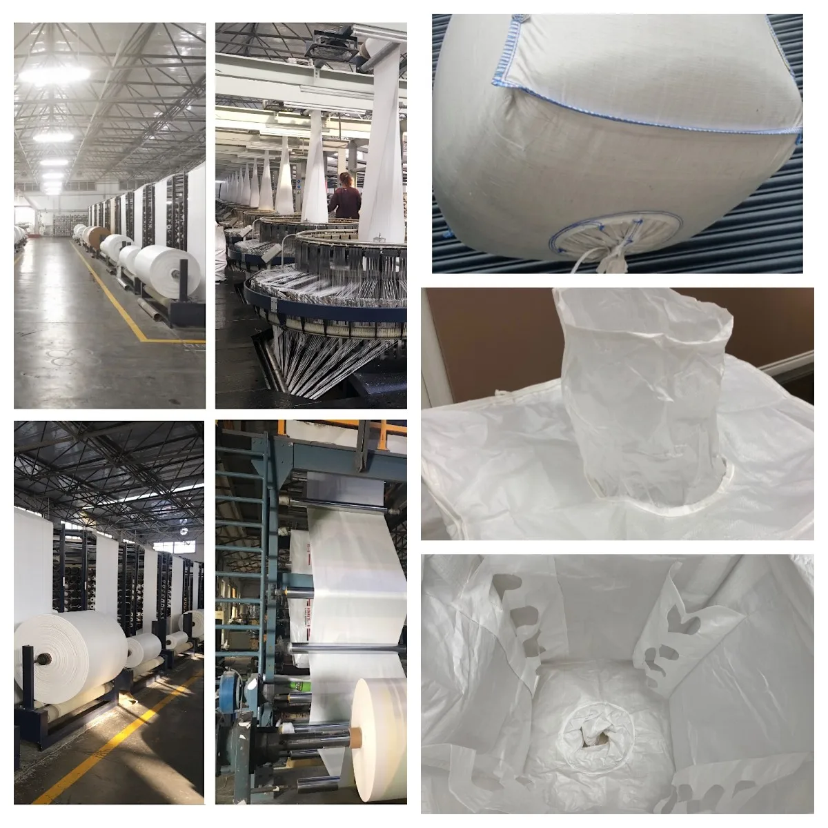 Fibc manufacturers 1 ton jumbo bag 1.5 ton 2 ton grain bags unloading empty sack for sale