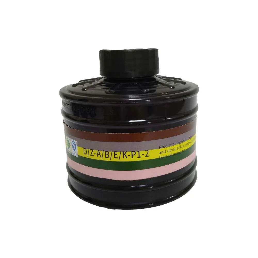 CNSTRONG OEM ODM activated carbon comprehensive filter  ABEK2P1 Canister RD40 connector with full face gas respirator