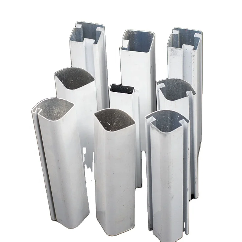 Fashion cabinet aluminum profile cabinet glass fixing aluminum profile hinge install