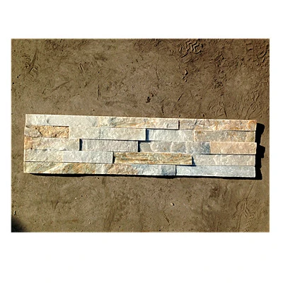 yellow quartzite stone Wall Veneer Mixed grey Slate Culture Stone Veneer for wall cladding