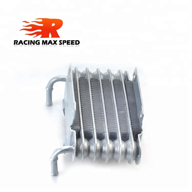 
High quality China Manufacturer car fuel system universal car and Motorcycle Small Oil Cooler silver 