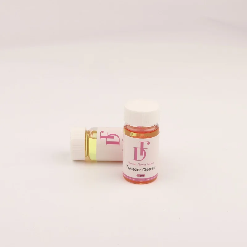 Eyelash Extension Tools Private Label Liquid Tweezers Cleaning Lash Eyelash Extension Sponge Glue Tweezer Cleaner