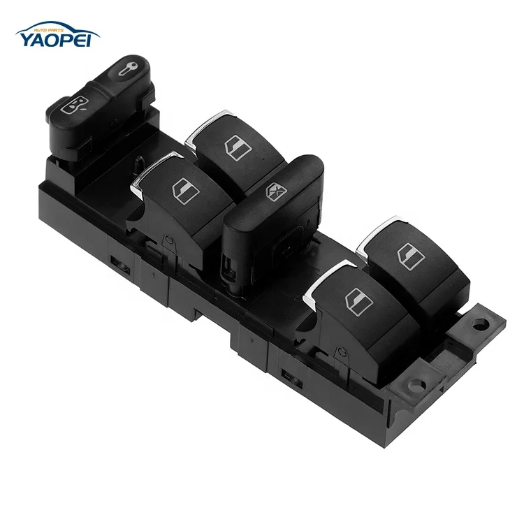 3BD959857 3BD959857D хромированный главный оконный контроллер для VW Jetta 4 Golf GTI MK4 Bora Passat 1998-2005