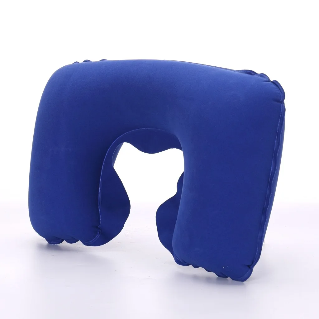 U shape lightweight cheap air neck pillow travel inflatable pillow