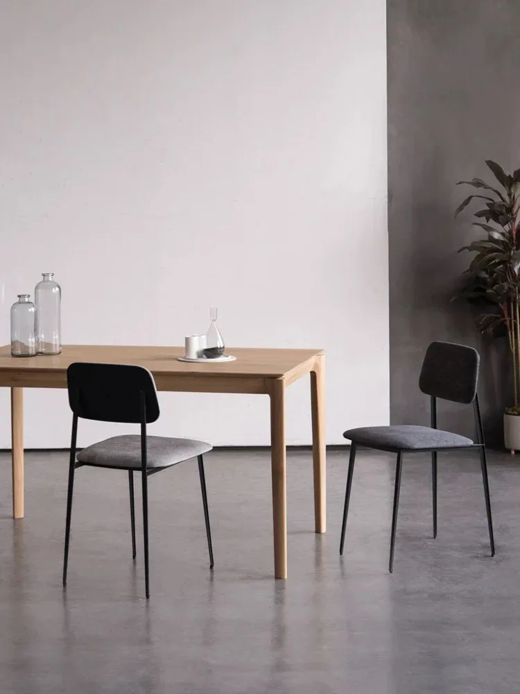 Nordic Luxury Kitchen Hotel Dinning Room Chairs Custom Design Modern Furniture  Dine Chair Upholstered Restaurant Metal Dining C