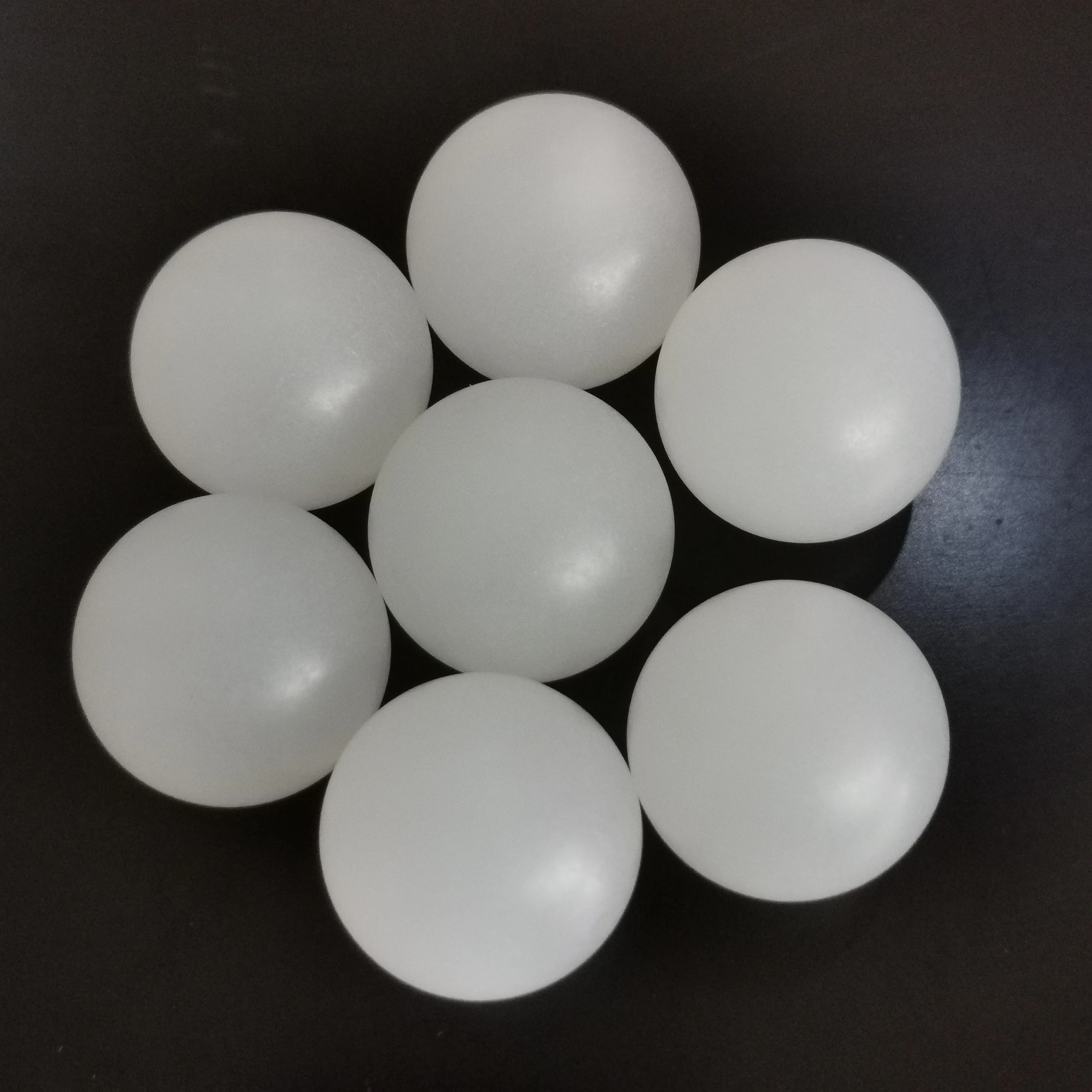 Factory outlet precision red pink blue yellow black white polypropylene 2.5cm PP solid plastic ball 25mm