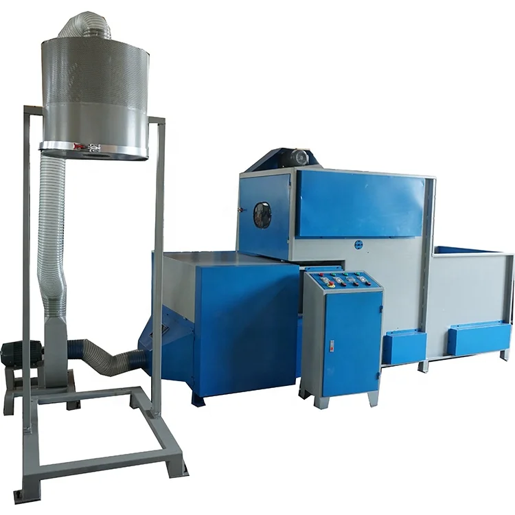 Polyester fiber carding machine with bale opener and Ball Fiber making machine AV-750B