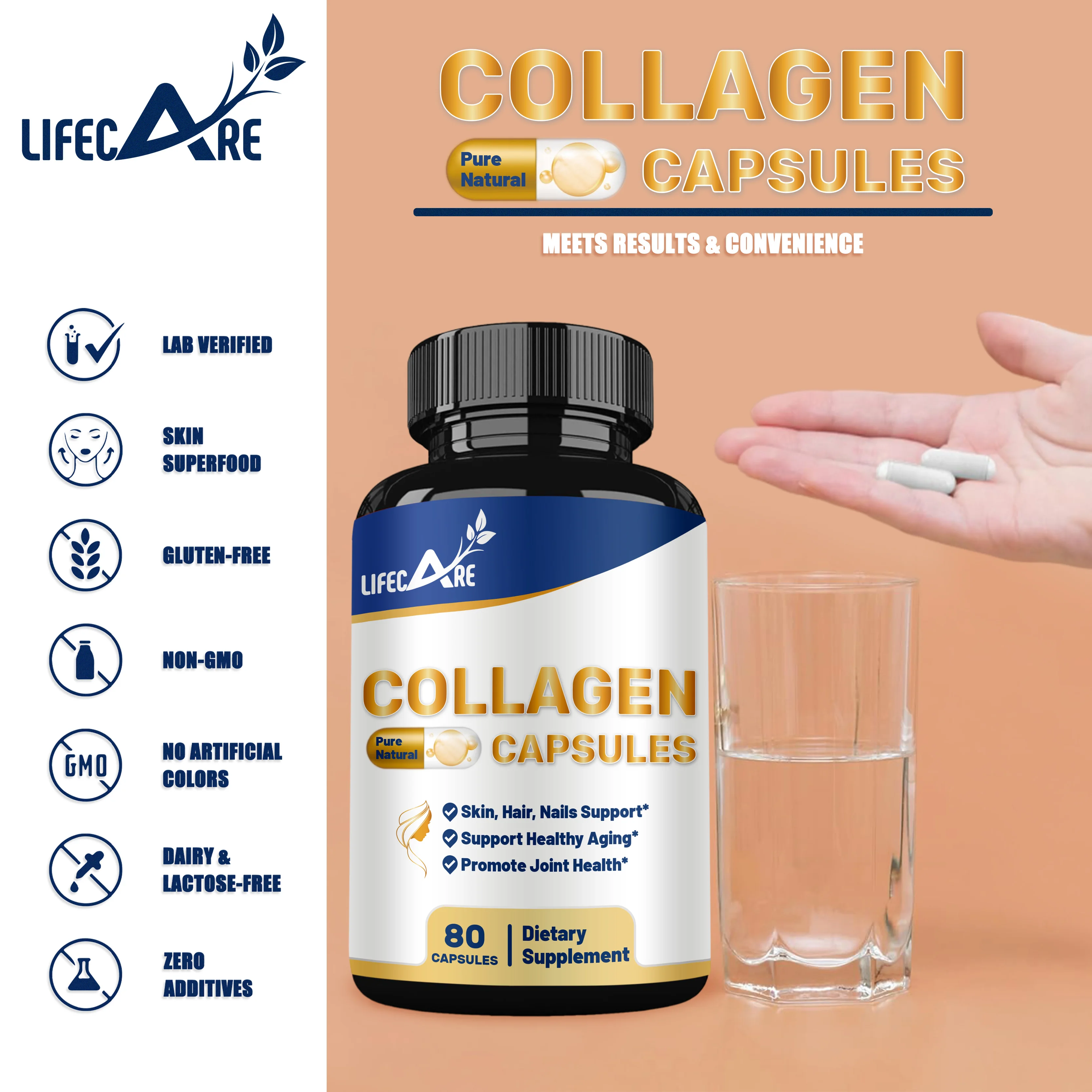 OEM Private Label Collagen Capsules for Face Collagen in Capsules