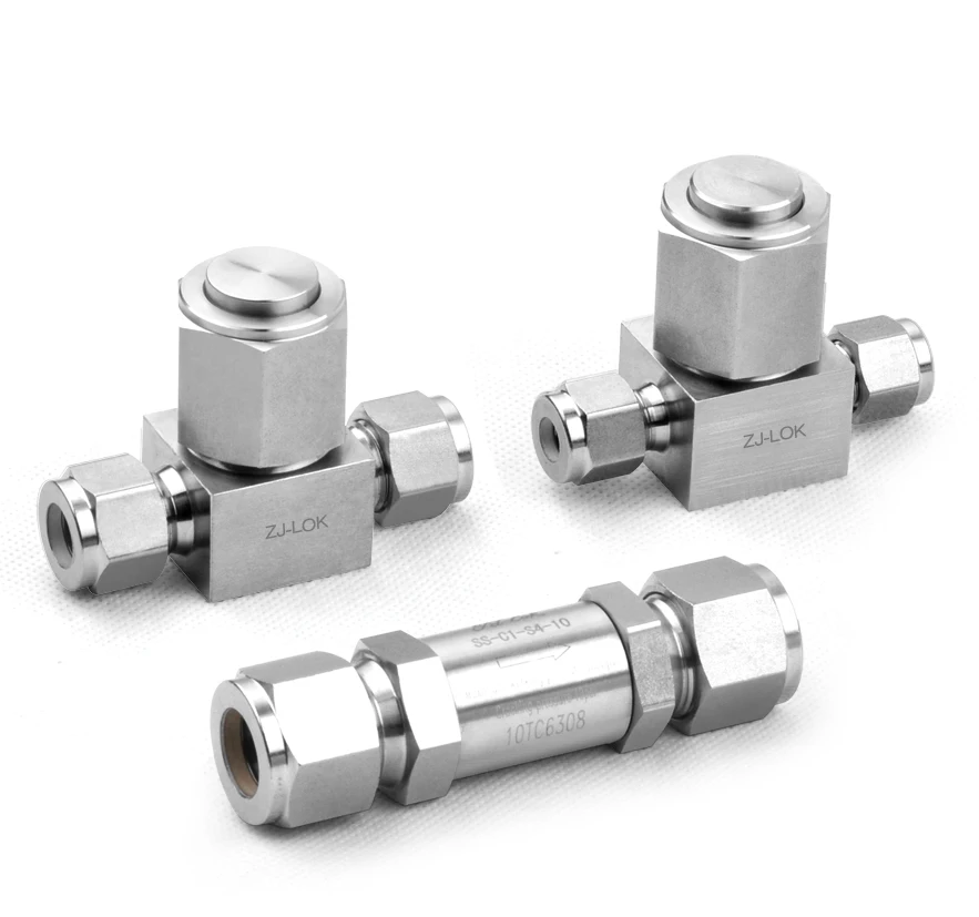 stainless steel non return valve high pressure industrial valves spring check valve