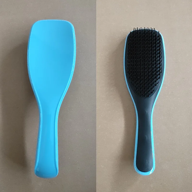 Customized logo  Travel Size Italian Hard Plastic Hair Brush Set for Women and Men