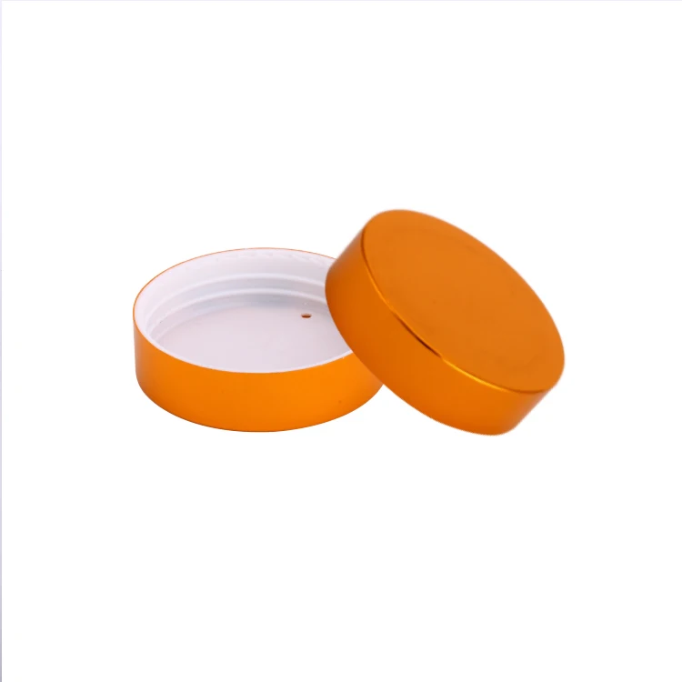 Wholesale 60Mm Customized Cosmetic Jar Bottle Rose Gold Aluminum Plastic Metal Screw Cap