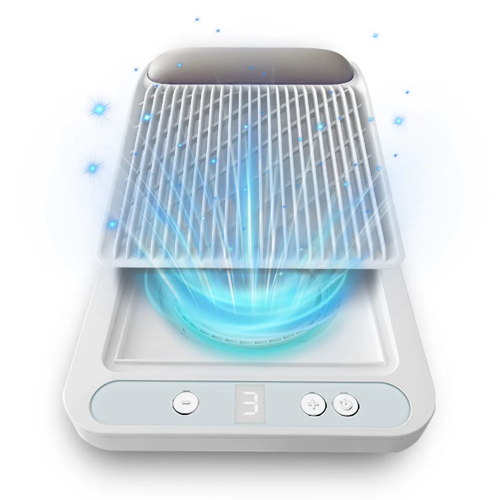 Jimdoa 60W Nail Dust Extractor Powerful Nail Dust Collector Fan Electric Powerful Nail Vacuum