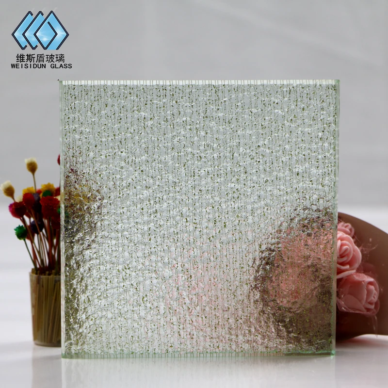 ecorative cloth film film adhesive laminated dichroic tempered laminated decorative glass sheet