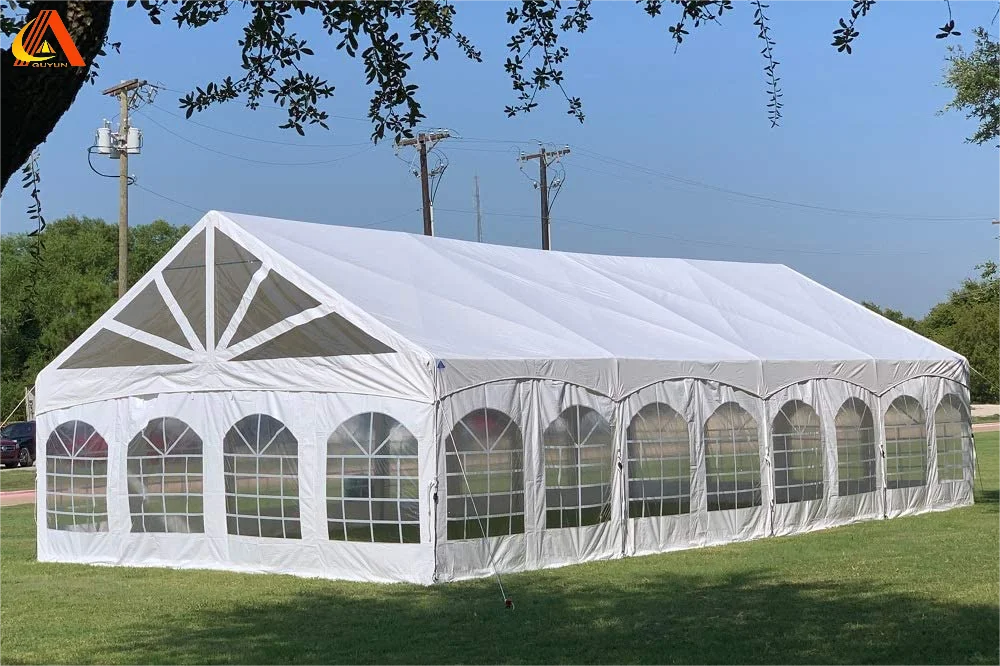Herringbone canopy tent with PVC tarpaulin wall and roof A Shape tent for exhibition and event tent