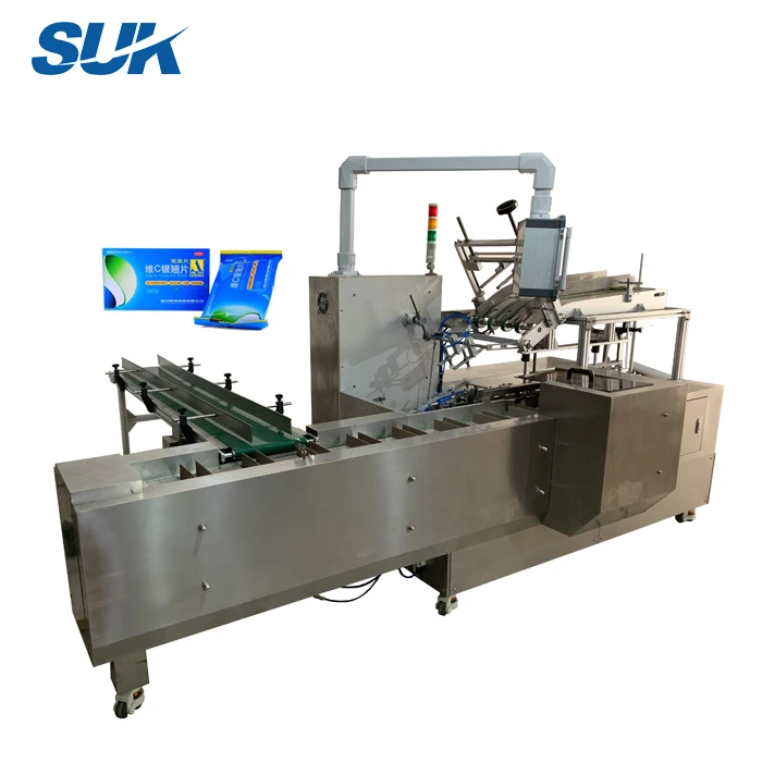 Automatic Blister/Tube/Bottle/Bag/Tray/Injection sachet Cartoning Machine