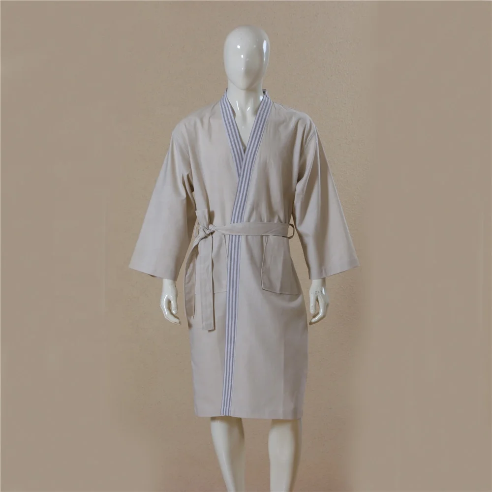 Wholesale Custom Logo Bathrobe Bath Robe Cotton Bath Robe Women With Hooded Bath Robe