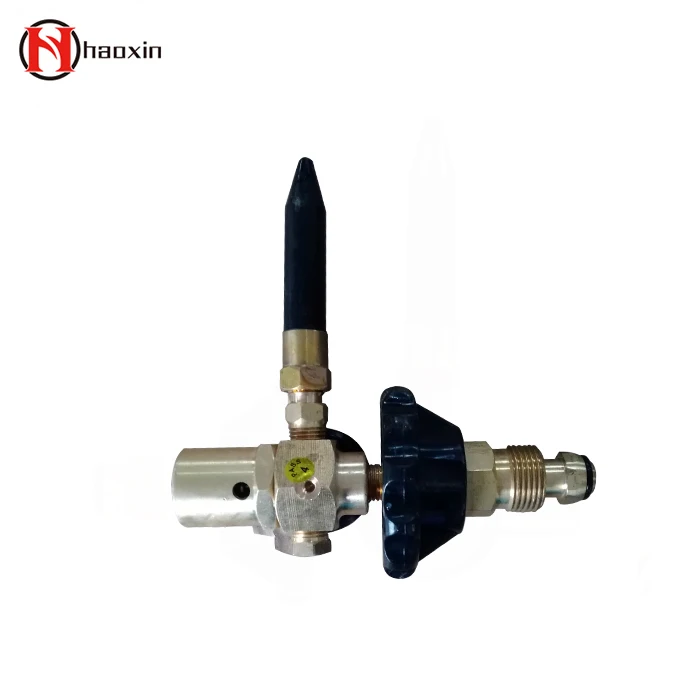 Good quality inflator balloon brass helium regulator with rubber tilt valve