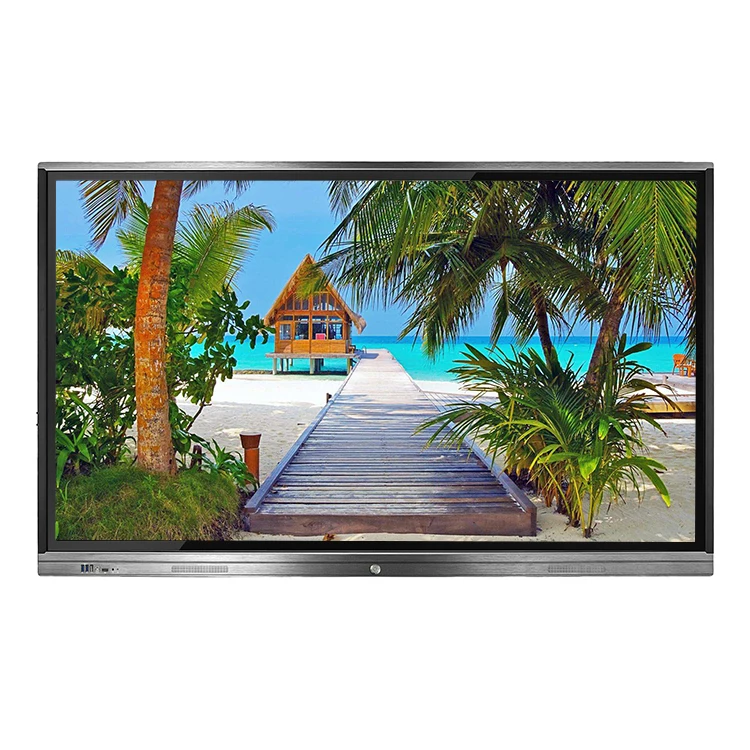 
75 ' portable magnetic writing 20 point touch coaching display whiteboard all in one pc 