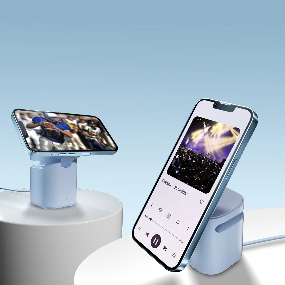 bloo tooth speaker horn dj wireless mini speakers 2in1 Wireless Charging Station with 15W Charger for iPhone14