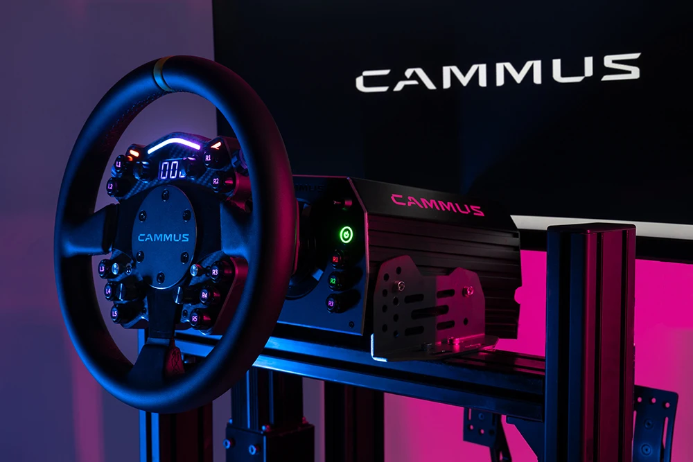 CAMMUS GT2 Bundle Sim Driving Racing Simulator Direct Drive Steering Wheel Gaming Pedals for PC