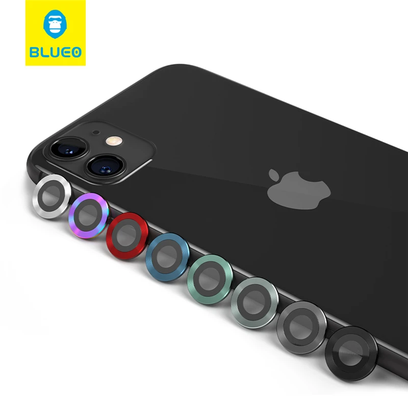 Blueo 9H Tempered Glass camera lens protect phone screen protector phone camera accessories for iphone 11