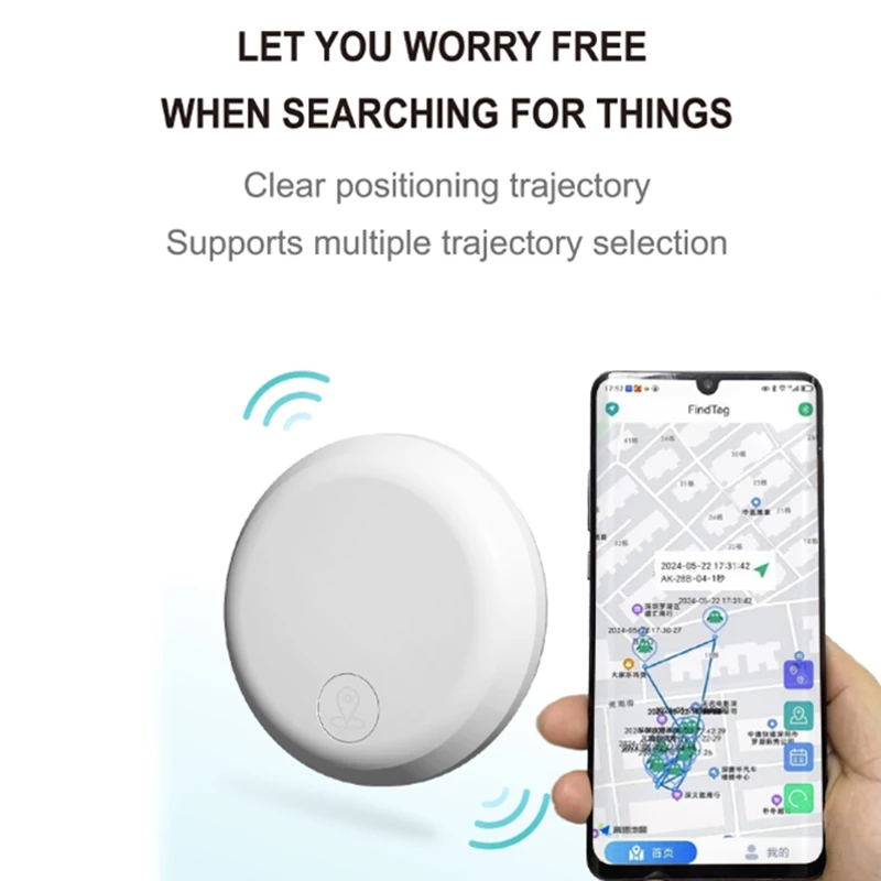 Universal Android IOS LBS Positioning IP67 Waterproof Tracking Device Airtag Anti-Lose GPS Pet Tracker For Track Viewing