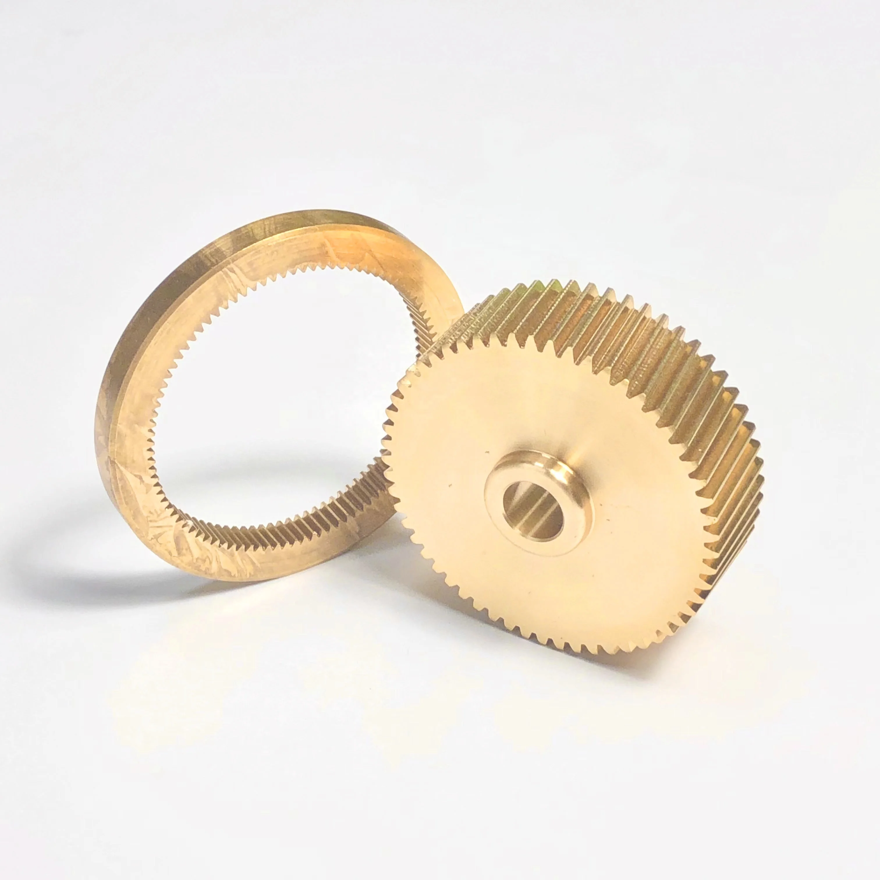 Custom Precision Casting CNC Machining Gear Brass Double Enveloping Worm Gears