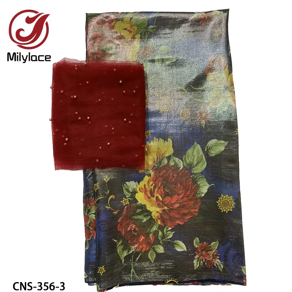 Элегантная Цветочная вышивка жоржет, мягкая итальянская парча из натурального шелка с золотыми нитями