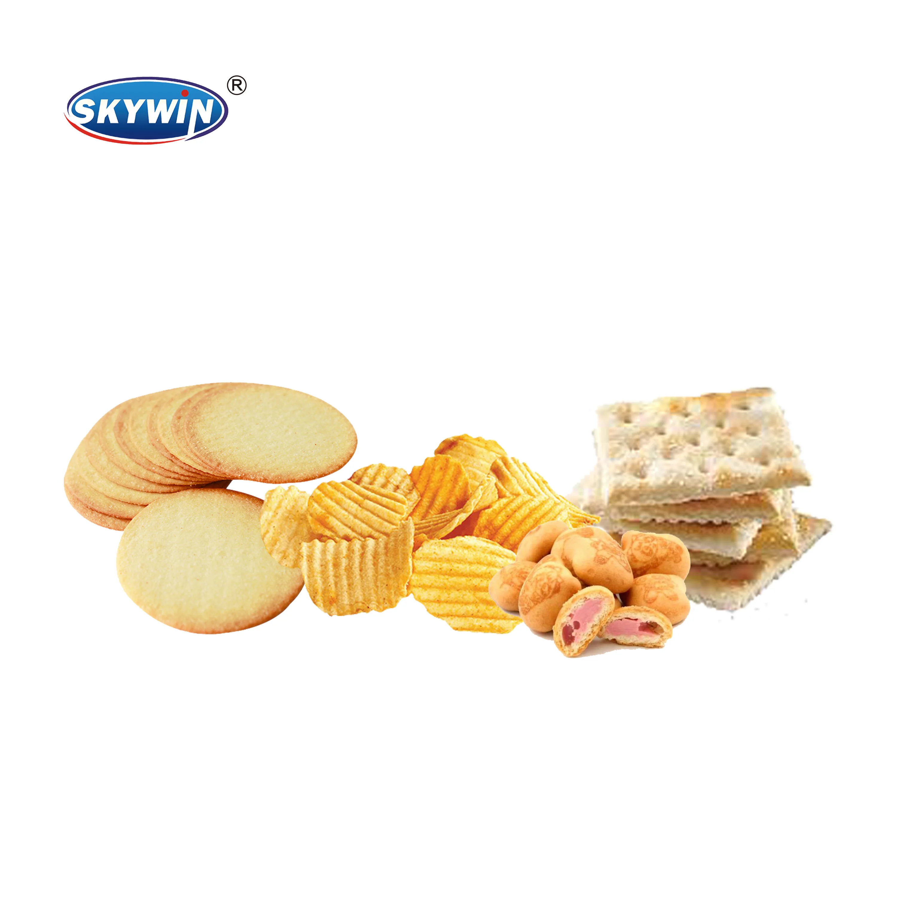 Industrial Bakery Production Line Small 18m Automatic Conveyor Belt Gas Tunnel Drying Oven For Bread Biscuit Cookie Baking