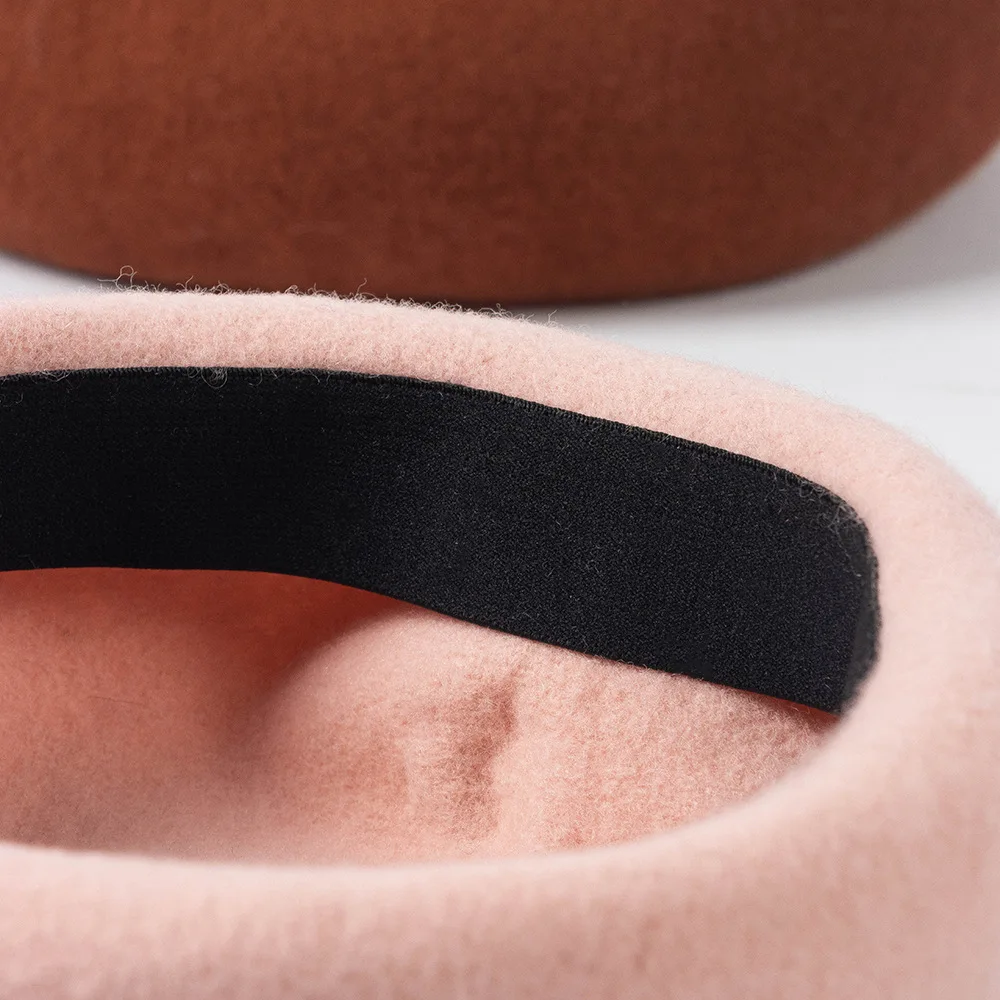 Kids Winter Caps And Hats Cute Fox Ears Fox Ears Wool Felt Beret Painter Mushroom Hat