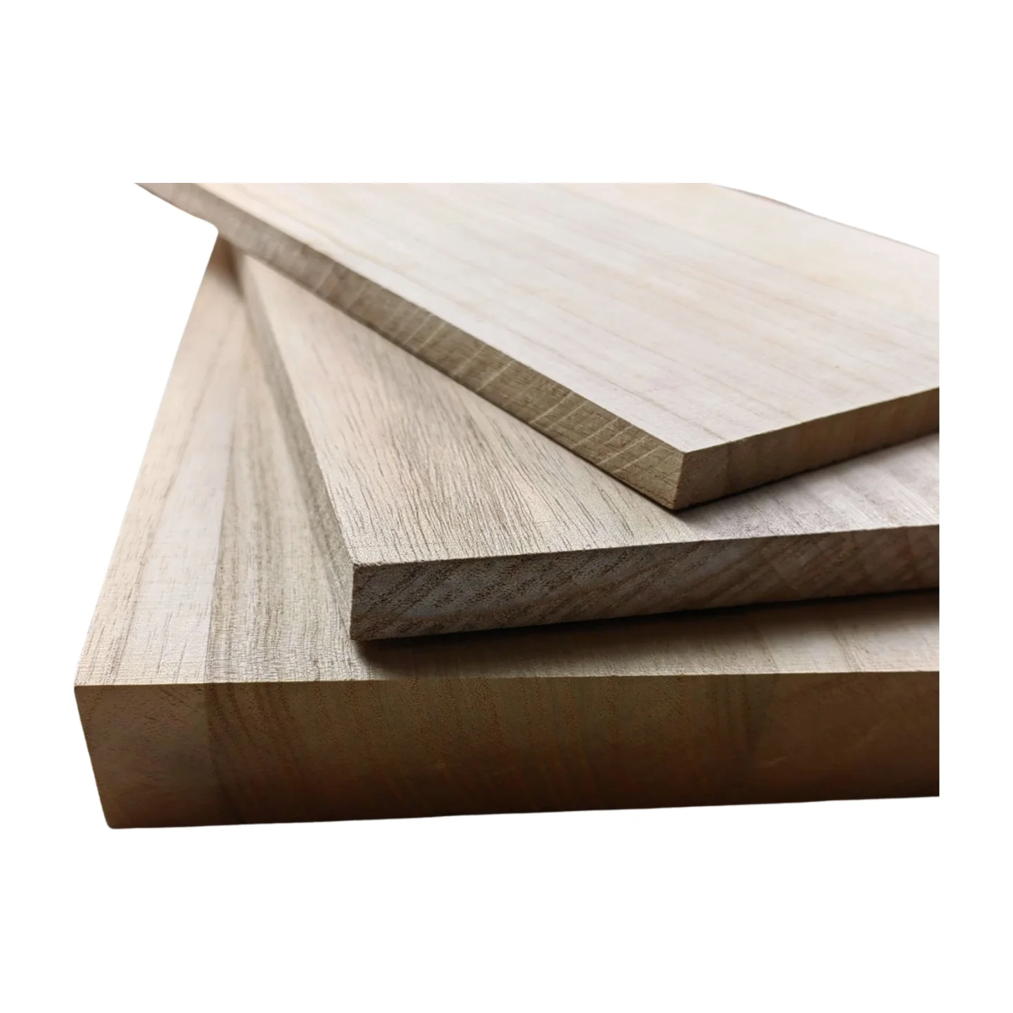 Customized Modern Design Edge-Glued Paulownia Wood Board for Furniture & Musical Instrument Decoration Model Application