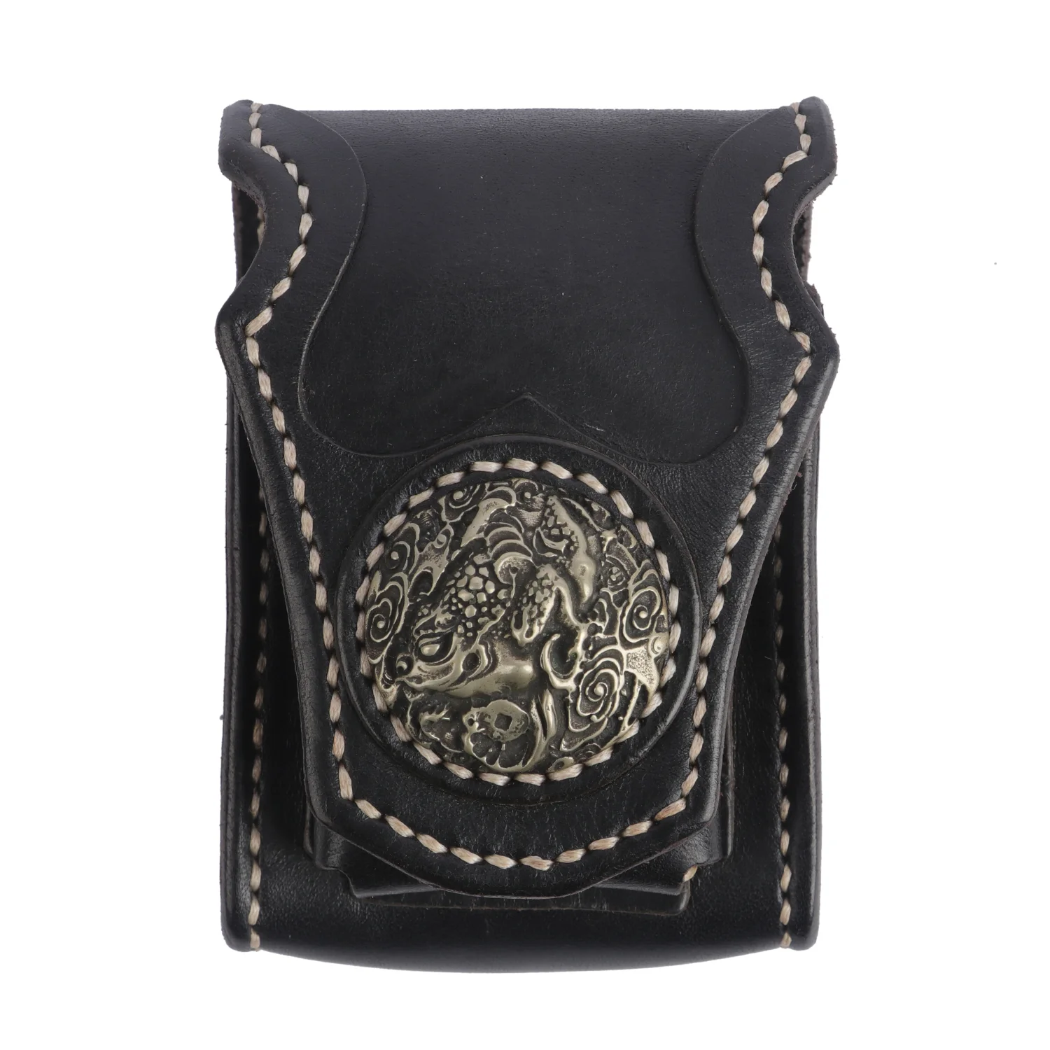 HIBO Customized Cigarette Case Leather Cigar Holder High Quality Craftsmanship with Metal Logo